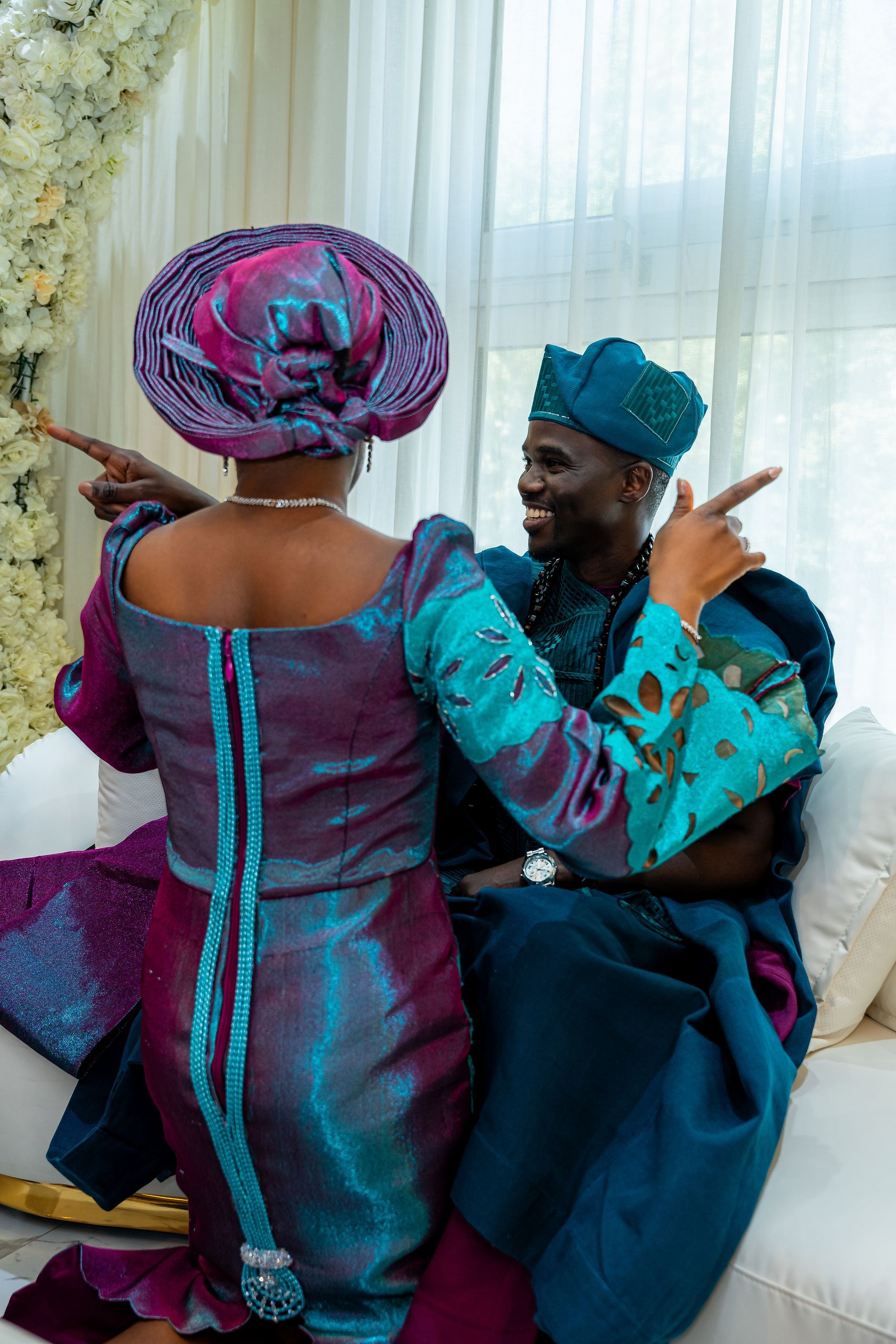 Temidayo and Kehinde, a quiet laugh
